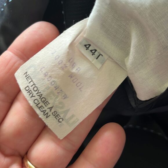 Peter Millar Suit Jacket Blazer Sport Coat Mens 44T Wool Navy - Picture 16 of 16